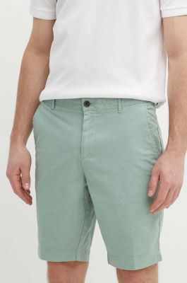 Imagine BOSS pantaloni scurti barbati, culoarea verde, 50512524