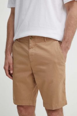 Imagine BOSS pantaloni scurti barbati, culoarea bej, 50512524