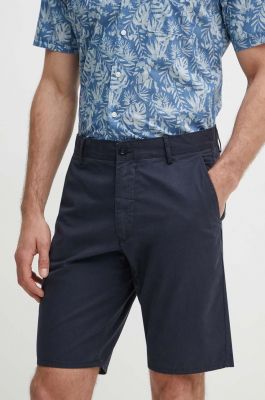 Imagine Gant pantaloni scurti din bumbac culoarea albastru marin