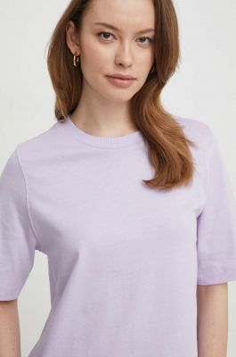 Imagine United Colors of Benetton tricou din bumbac femei, culoarea violet