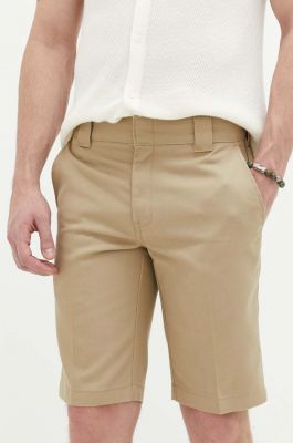 Imagine Dickies pantaloni scurți bărbați, culoarea bej DK0A4XNFKHK1-KHAKI
